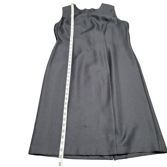 Habits Black 2 Piece Sleeveless Dress And Button Jacket Blazer Set Size 12 - Picture 9 of 13